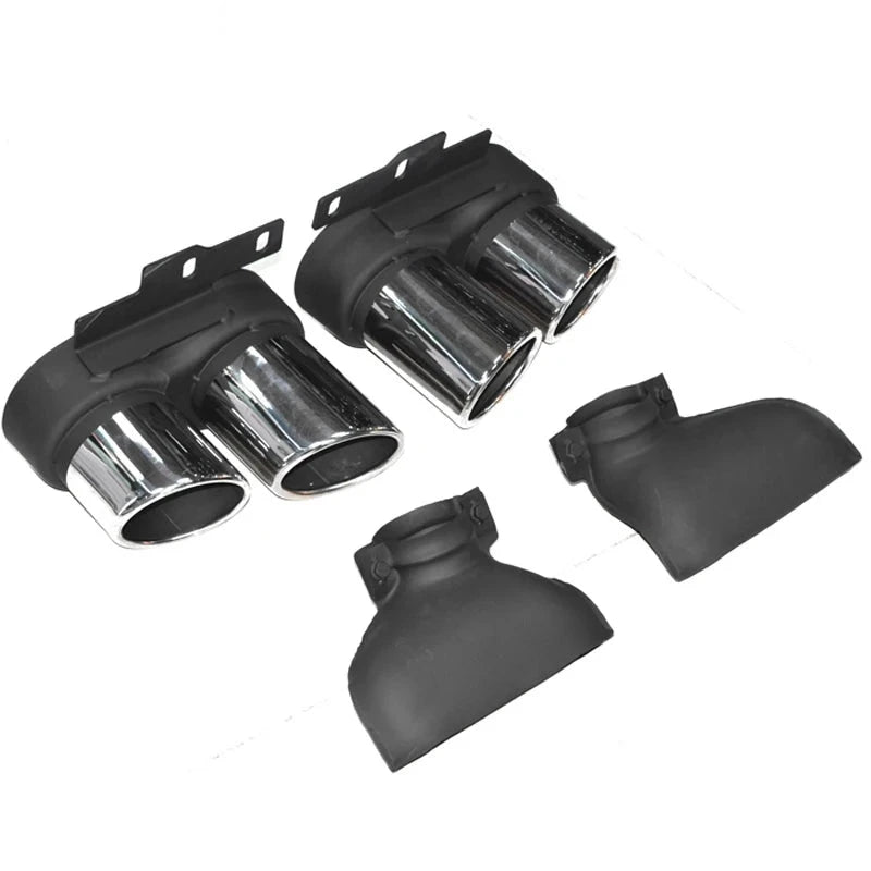 Embout d'Échappement Audi A6 A7 C8 2019-2024 - détail du montage - Becquet Voiture