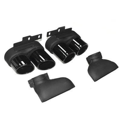 Embout d'Échappement Audi A6 A7 C8 2019-2024 - vue rapprochée - Becquet Voiture