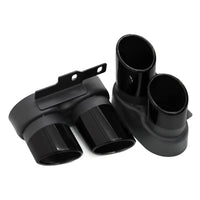 Embout d'Échappement Audi A6 A7 C8 Style S6 S7 - en situation - Becquet Voiture