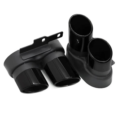 Embout d'Échappement Audi A6 A7 C8 Style S6 S7 - installé sur véhicule - Becquet Voiture