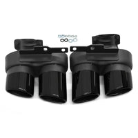 Embout d'Échappement Audi A6 A7 C8 Style S6 S7 - vue arrière - Becquet Voiture
