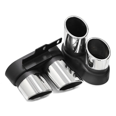 Embout d'Échappement Audi A6 A7 C8 Style S6 S7 - vue rapprochée - Becquet Voiture
