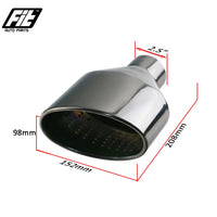 Embout d'Échappement Audi A6 A7 - vue de profil - Becquet Voiture