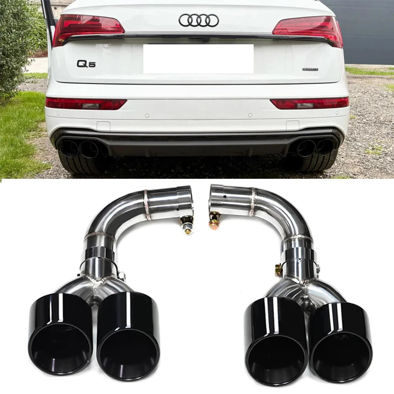 Embout d'Échappement Audi Q5 2021-2023 - vue de face - Becquet Voiture
