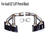 Embout d'Échappement Audi Q7 4M 2016-2019 - vue de face 2 - Becquet Voiture