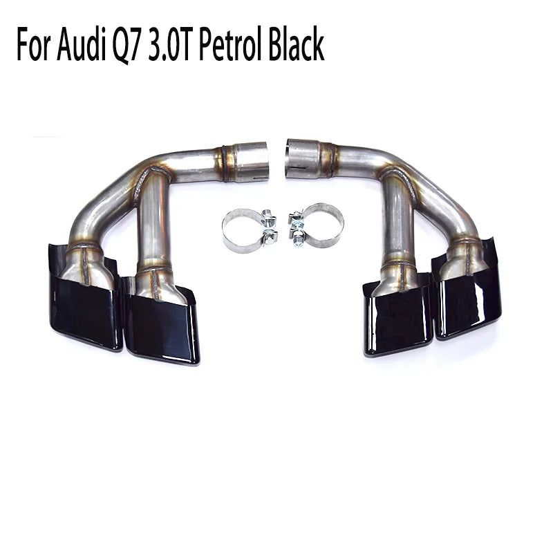 Embout d'Échappement Audi Q7 4M 2016-2019 - vue de face 2 - Becquet Voiture