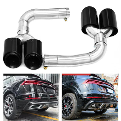 Embout d'Échappement Audi Q8 SQ8 - vue de face - Becquet Voiture
