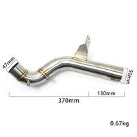 Embout d'Échappement BMW F750GS F850GS - vue de profil - Becquet Voiture
