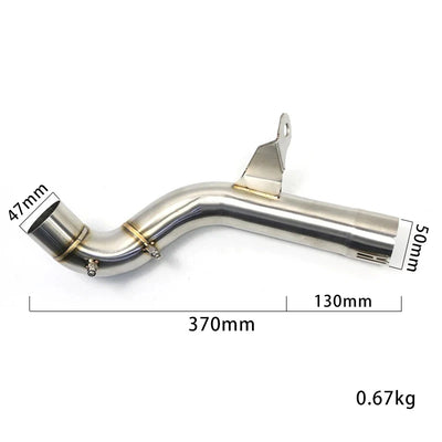 Embout d'Échappement BMW F750GS F850GS - vue de profil - Becquet Voiture