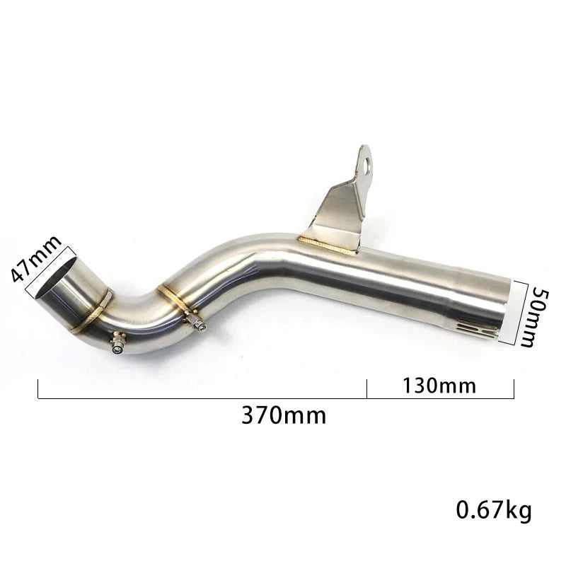 Embout d'Échappement BMW F750GS F850GS - vue de profil - Becquet Voiture