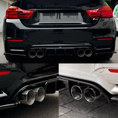 Embout d'Échappement BMW M2 M3 M4 70mm F87 F80 F82 - packshot studio - Becquet Voiture