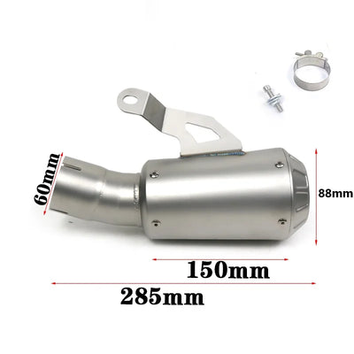 Embout d'Échappement BMW S1000RR S1000R - vue de profil - Becquet Voiture