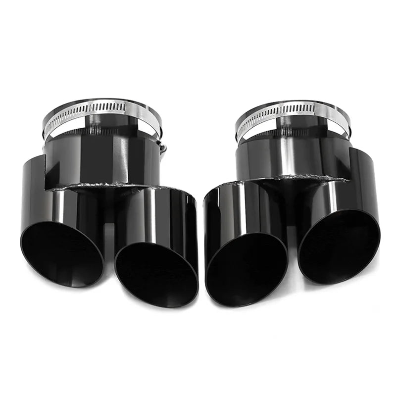 Embout d'Échappement BMW X5 G05 X6 G06 Quad - détail du montage - Becquet Voiture