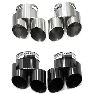 Embout d'Échappement BMW X5 G05 X6 G06 Quad - vue de profil - Becquet Voiture