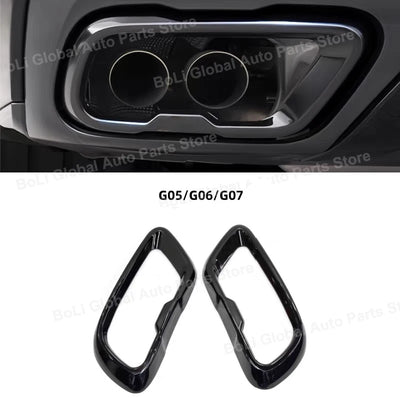 Embout d'Échappement BMW X5 X6 X7 G05 G06 G07 - installé sur véhicule - Becquet Voiture
