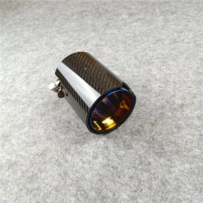 Embout d'Échappement Carbone Bleu BMW F20 F22 F32 F80 F82 - vue arrière - Becquet Voiture