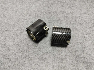 Embout d'Échappement Carbone BMW F20 F22 F32 F87 - installé sur véhicule - Becquet Voiture
