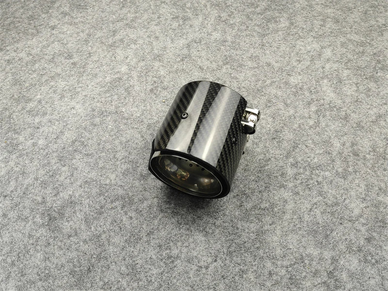 Embout d'Échappement Carbone BMW F20 F22 F32 F87 - vue de face - Becquet Voiture