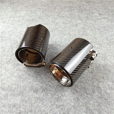 Embout d'Échappement Carbone BMW F20 F22 M135i M235i - installé sur véhicule - Becquet Voiture