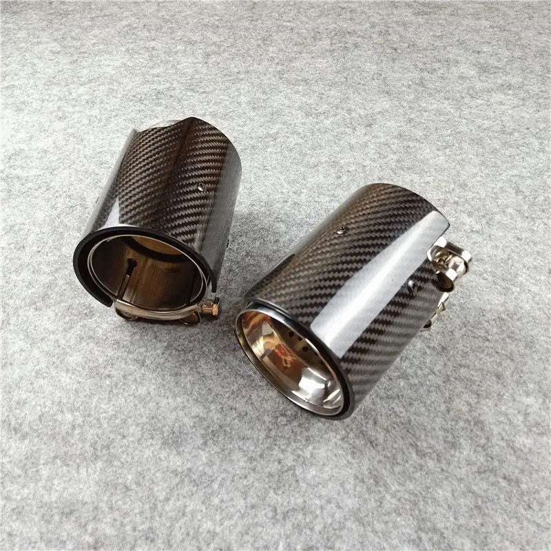 Embout d'Échappement Carbone BMW F20 F22 M135i M235i - installé sur véhicule - Becquet Voiture