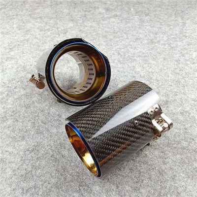 Embout d'Échappement Carbone BMW F30 F32 M340i M440i - vue arrière - Becquet Voiture