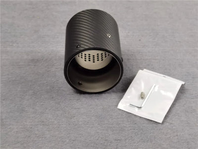 Embout d'Échappement Carbone BMW F90 M5 - installé sur véhicule - Becquet Voiture
