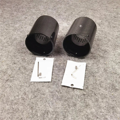 Embout d'Échappement Carbone BMW F90 M5 - vue de trois-quarts - Becquet Voiture