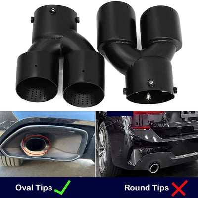 Embout d'Échappement Carbone BMW G20 G21 M340i - en situation - Becquet Voiture