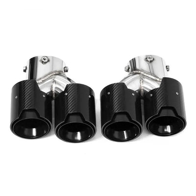 Embout d'Échappement Carbone BMW G20 G21 M340i - installé sur véhicule - Becquet Voiture