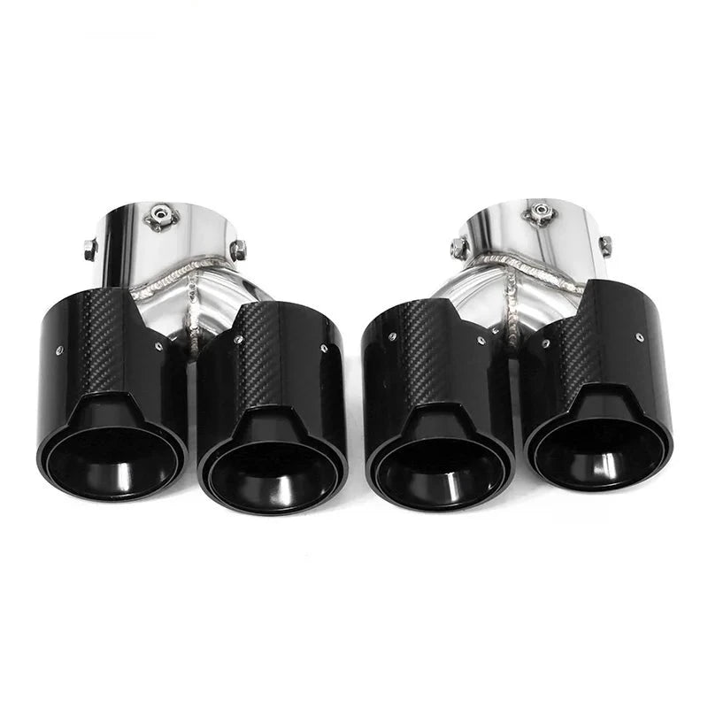 Embout d'Échappement Carbone BMW G20 G21 M340i - installé sur véhicule - Becquet Voiture