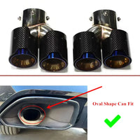 Embout d'Échappement Carbone BMW G20 G21 M340i M440i - vue de profil - Becquet Voiture