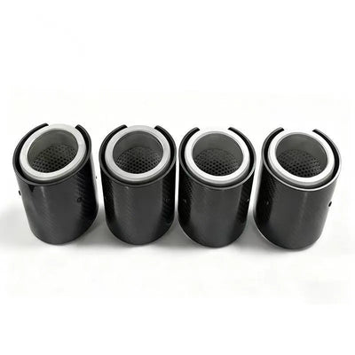 Embout d'Échappement Carbone BMW G90 G99 M5 - installé sur véhicule - Becquet Voiture