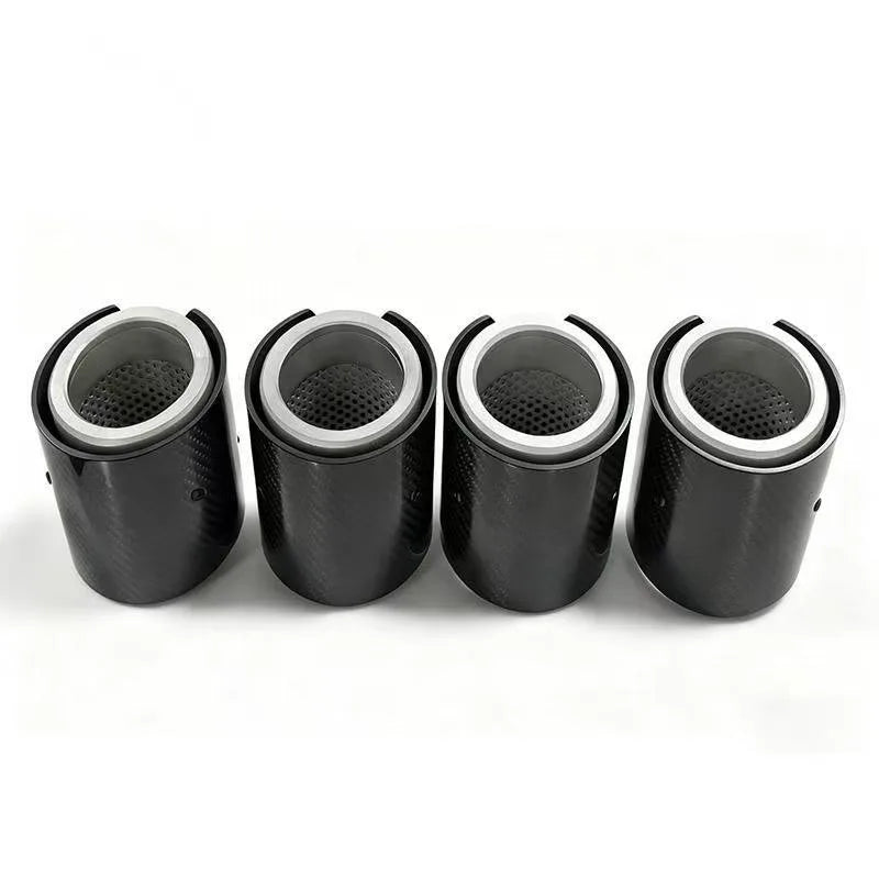 Embout d'Échappement Carbone BMW G90 G99 M5 - installé sur véhicule - Becquet Voiture