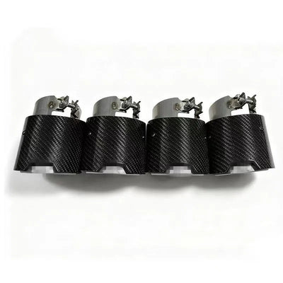 Embout d'Échappement Carbone BMW G90 G99 M5 - vue de profil - Becquet Voiture