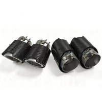 Embout d'Échappement Carbone BMW G90 G99 M5 - vue de trois-quarts - Becquet Voiture