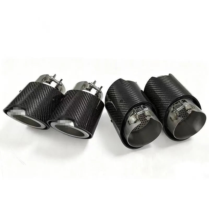 Embout d'Échappement Carbone BMW G90 G99 M5 - vue de trois-quarts - Becquet Voiture
