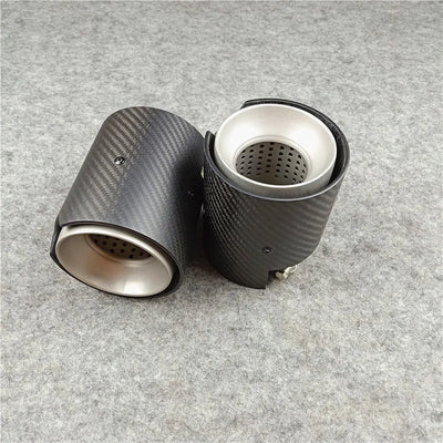 Embout d'Échappement Carbone BMW M Performance F80 F82 F90 - vue arrière - Becquet Voiture