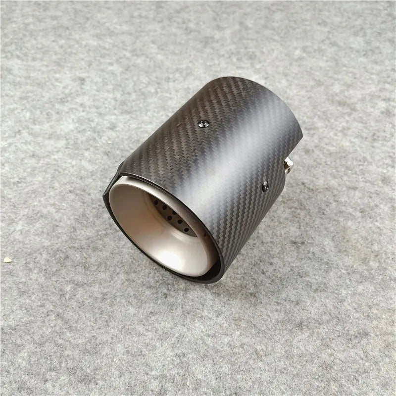 Embout d'Échappement Carbone BMW M Performance F80 F82 F90 - vue de face - Becquet Voiture