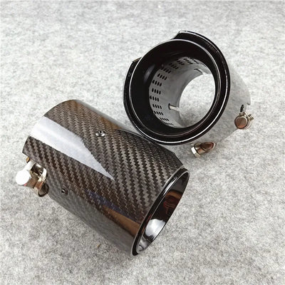 Embout d'Échappement Carbone BMW M Performance M3 M4 M5 - vue arrière - Becquet Voiture