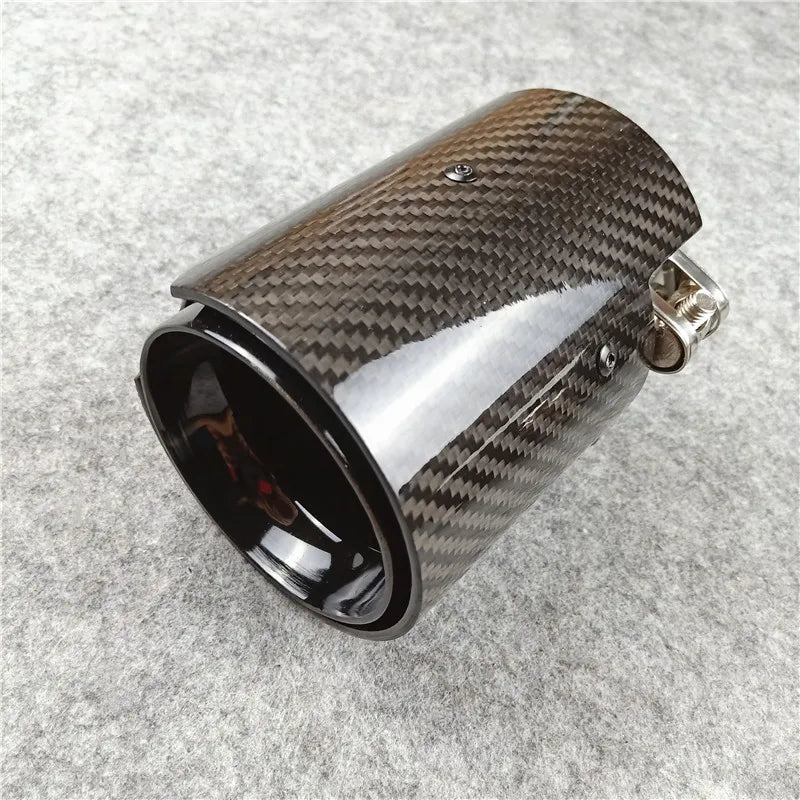 Embout d'Échappement Carbone BMW M Performance M3 M4 M5 - vue de face - Becquet Voiture