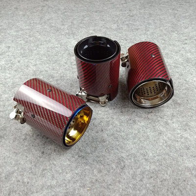 Embout d'Échappement Carbone BMW M2 M3 M4 F80 F82 - installé sur véhicule - Becquet Voiture