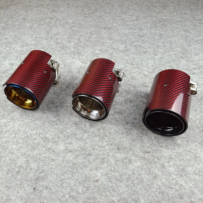 Embout d'Échappement Carbone BMW M2 M3 M4 F80 F82 - vue de trois-quarts - Becquet Voiture
