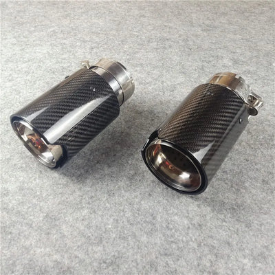 Embout d'Échappement Carbone BMW M2 M3 M5 M Performance - vue arrière - Becquet Voiture