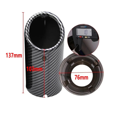 Embout d'Échappement Carbone BMW Série 3 F30 Série 5 F10 - vue arrière - Becquet Voiture