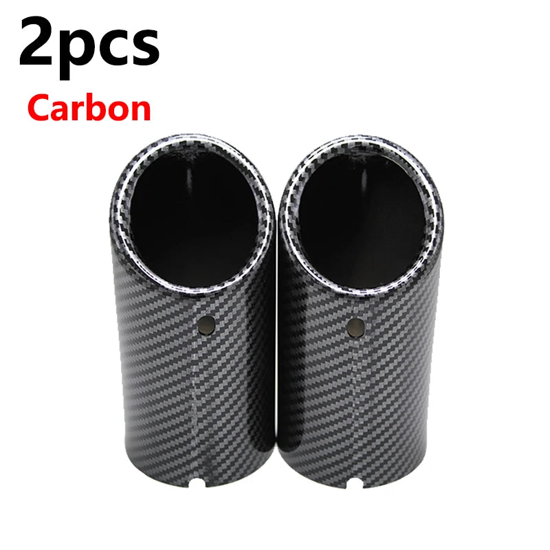 Embout d'Échappement Carbone BMW Série 3 F30 Série 5 F10 - vue de profil 2 - Becquet Voiture