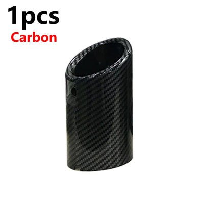 Embout d'Échappement Carbone BMW Série 3 F30 Série 5 F10 - vue de trois-quarts 2 - Becquet Voiture