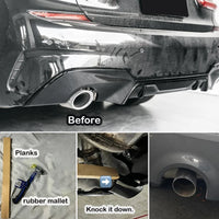 Embout d'Échappement Carbone BMW Série 3 G20 G21 (réf. 2) - installé sur véhicule - Becquet Voiture