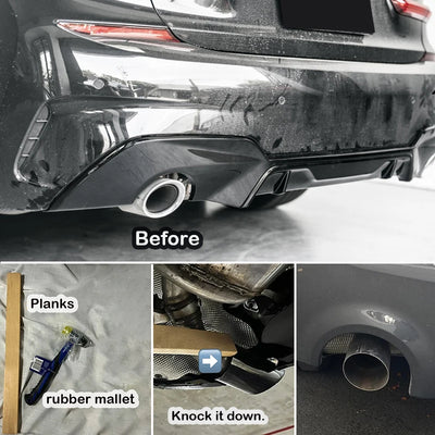 Embout d'Échappement Carbone BMW Série 3 G20 G21 (réf. 2) - installé sur véhicule - Becquet Voiture