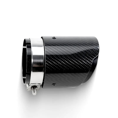 Embout d'Échappement Carbone BMW X5 F15 X6 F16 - installé sur véhicule - Becquet Voiture