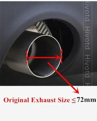 Embout d'Echappement Carbone Mini Cooper R56 R57 F56 F60 - installé sur véhicule - Becquet Voiture